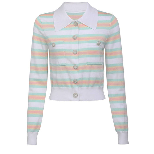 JK168 Classic Knit Long Sleeve Cardigan for Spring & Fall