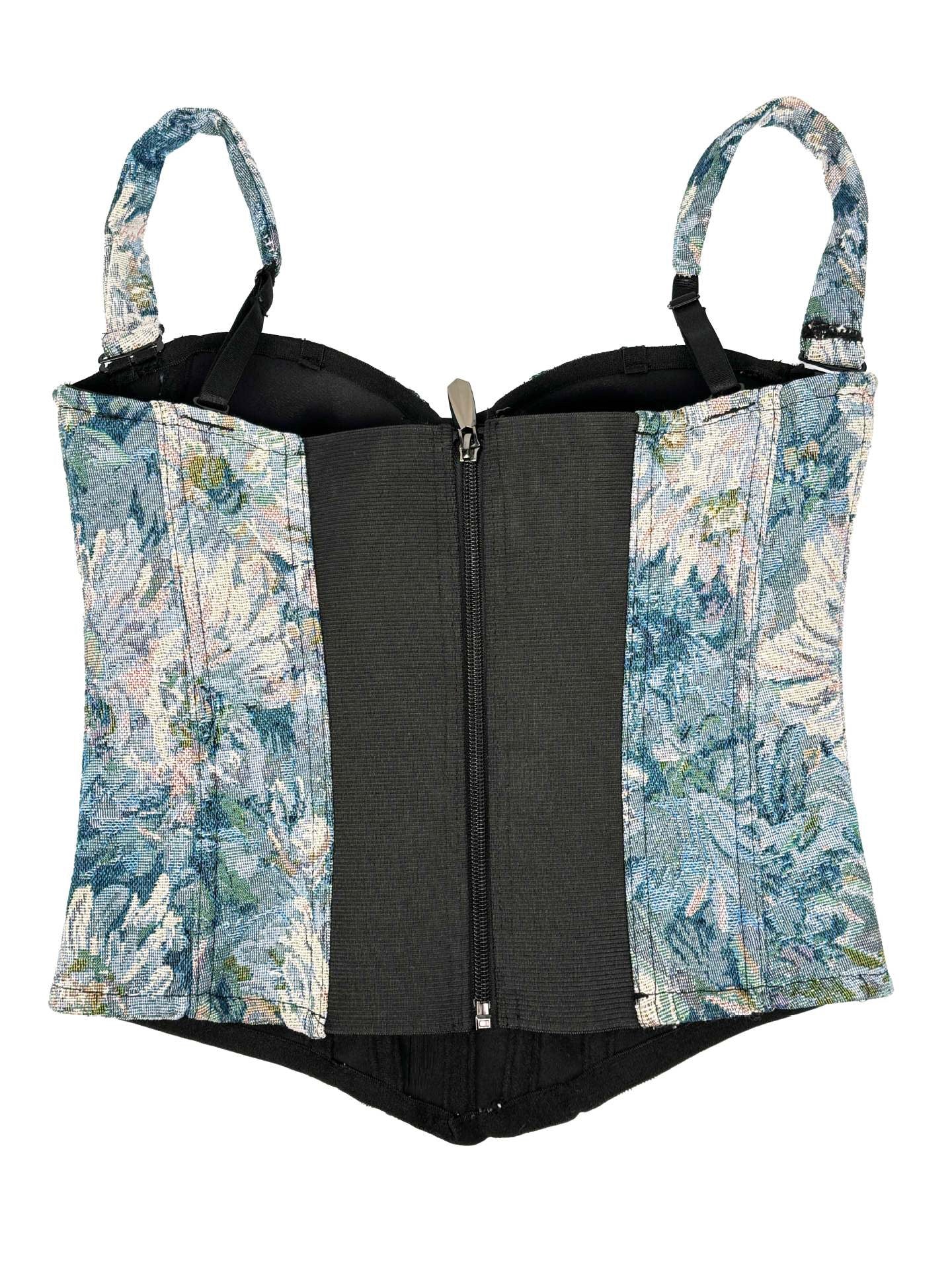 VE007 Elegant Retro Palace-Style Tube Top with Chest Pads