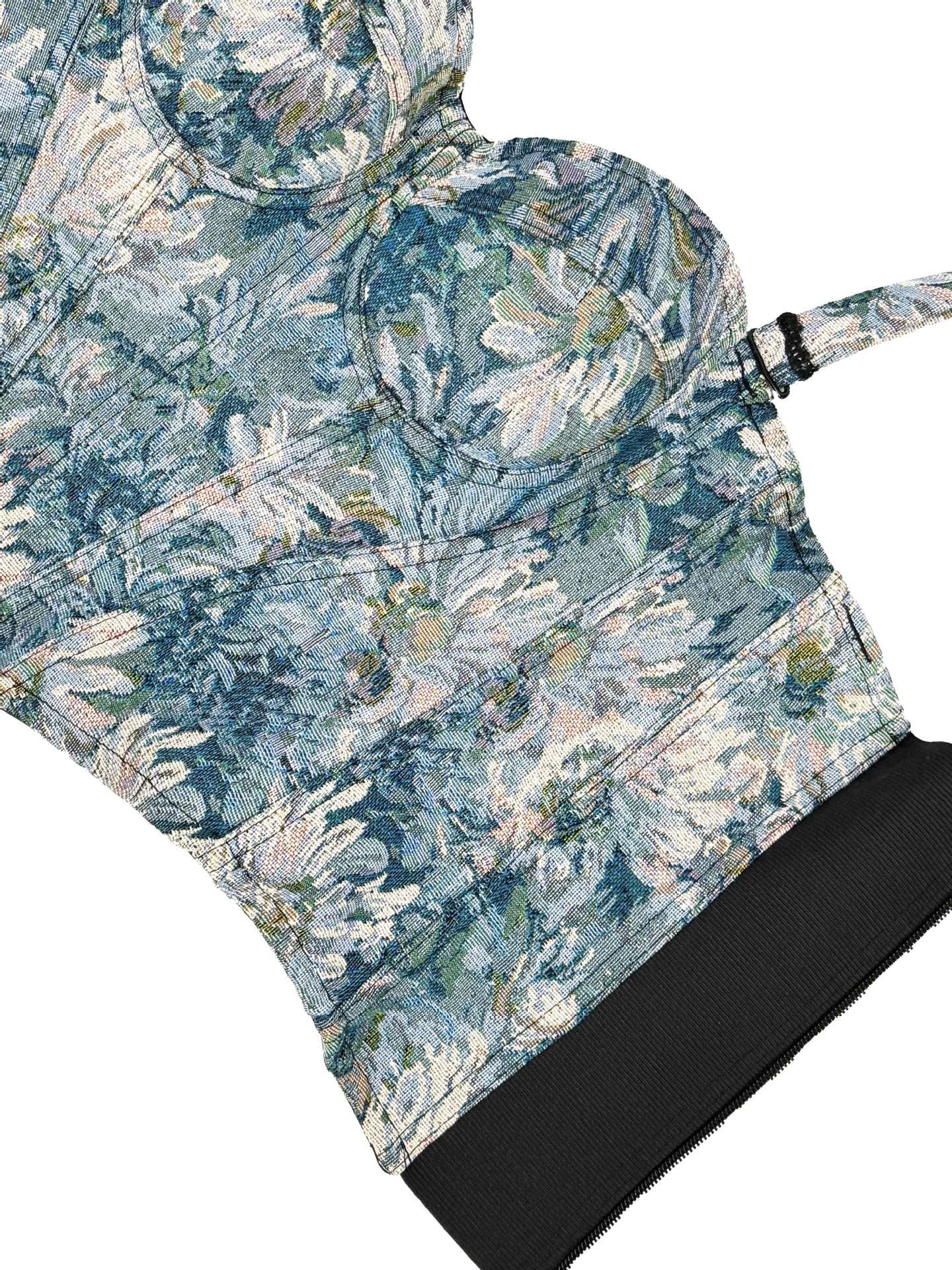 VE007 Elegant Retro Palace-Style Tube Top with Chest Pads