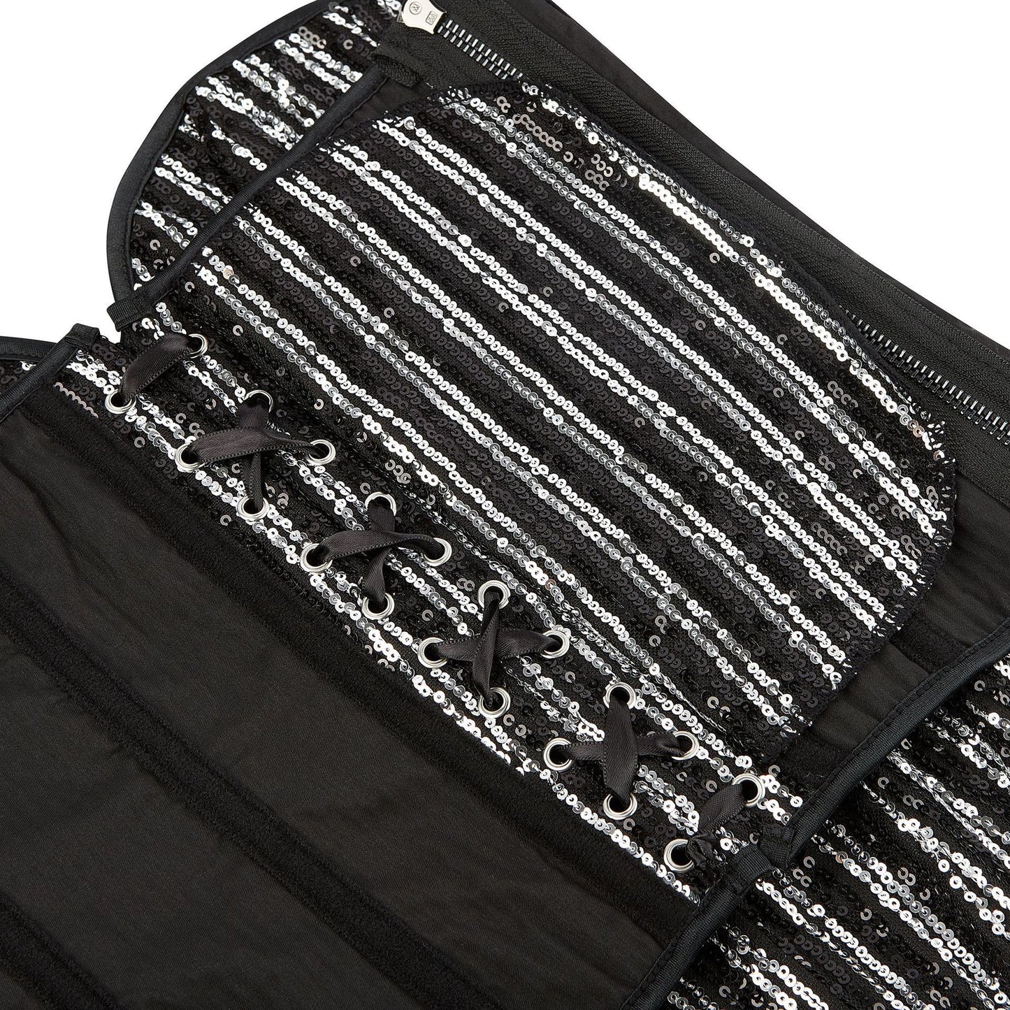VE13 Sequin Corset Top for Glamorous