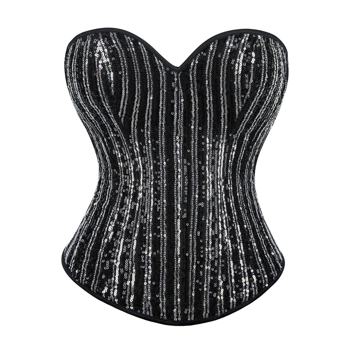 VE13 Sequin Corset Top for Glamorous