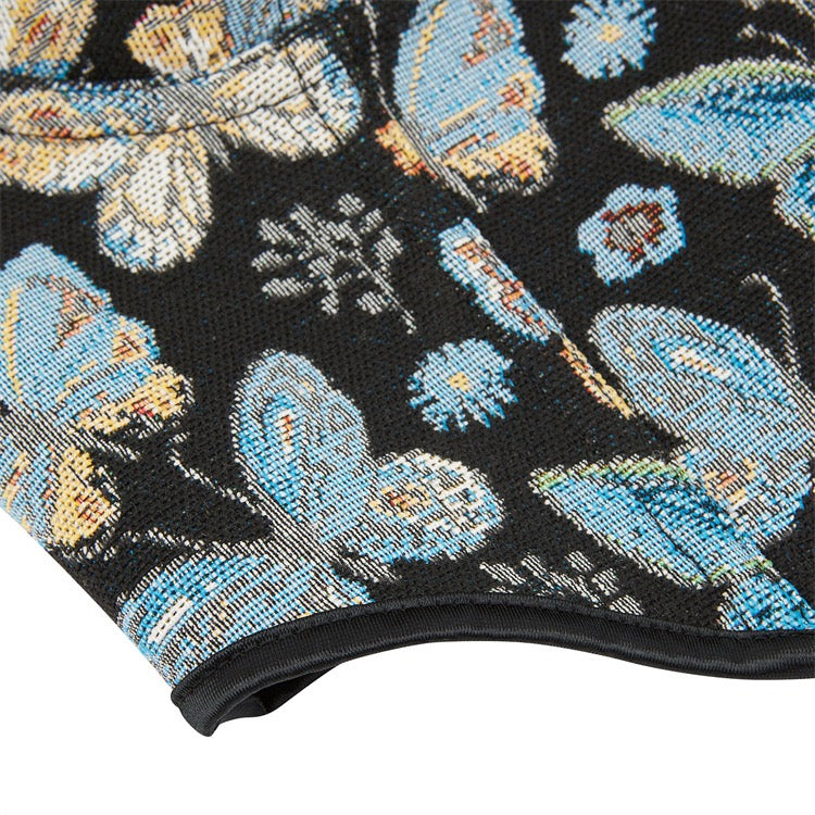 VE16Y Butterfly Print Tube Top with Push-Up Shaping Design