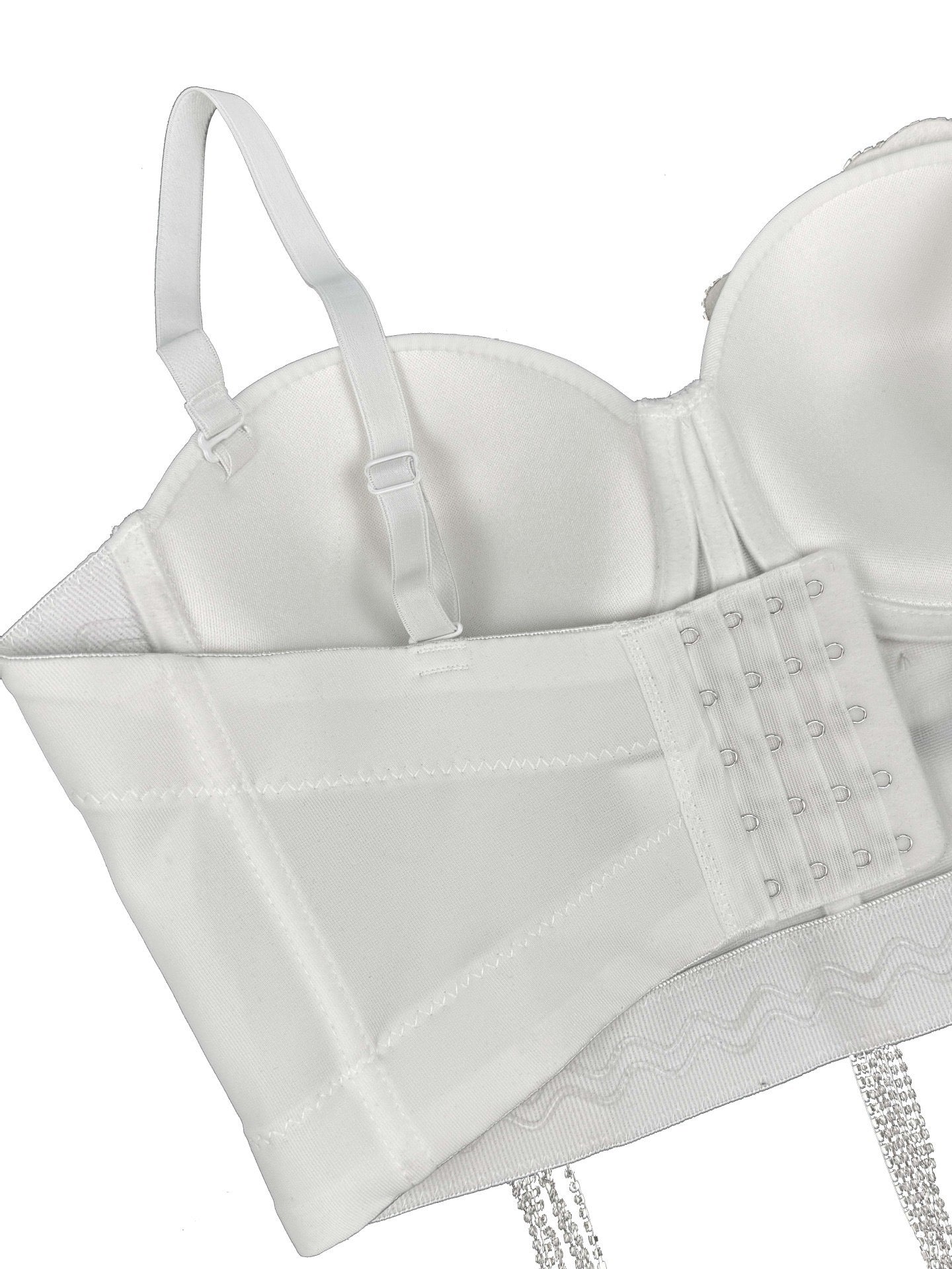 VE18YDiamond Flower Herringbone Corset Bra ¨C Seductive Charm