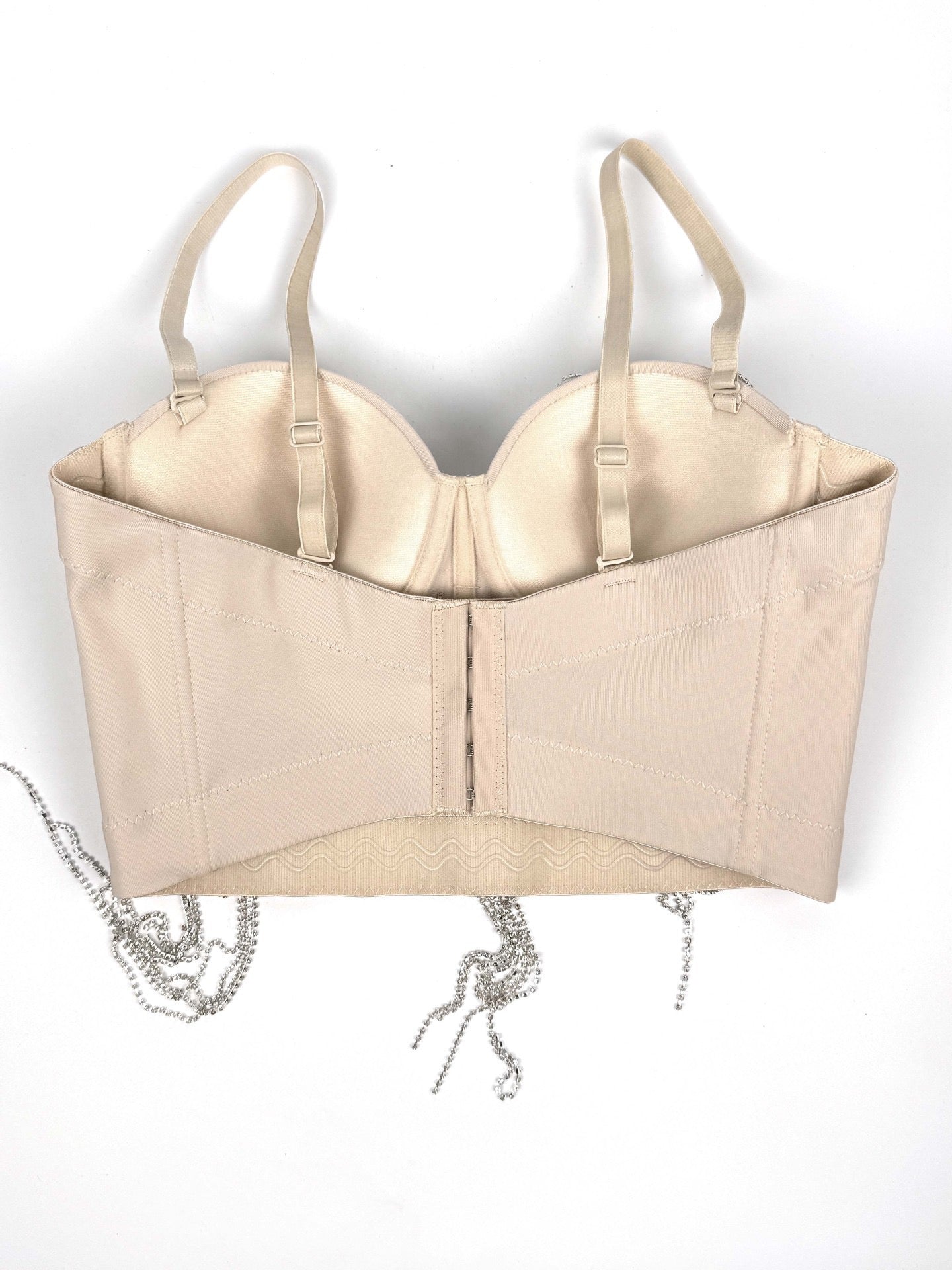 VE18YDiamond Flower Herringbone Corset Bra ¨C Seductive Charm