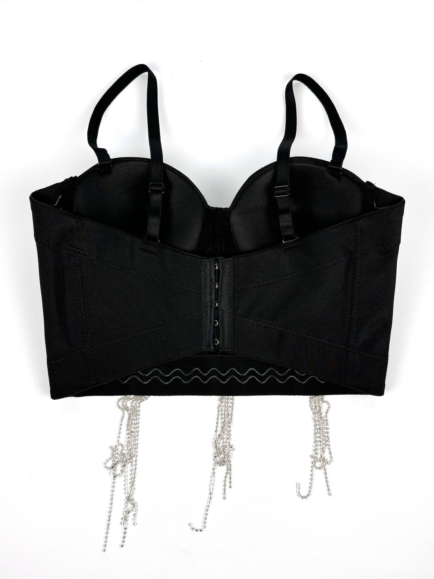 VE18YDiamond Flower Herringbone Corset Bra ¨C Seductive Charm