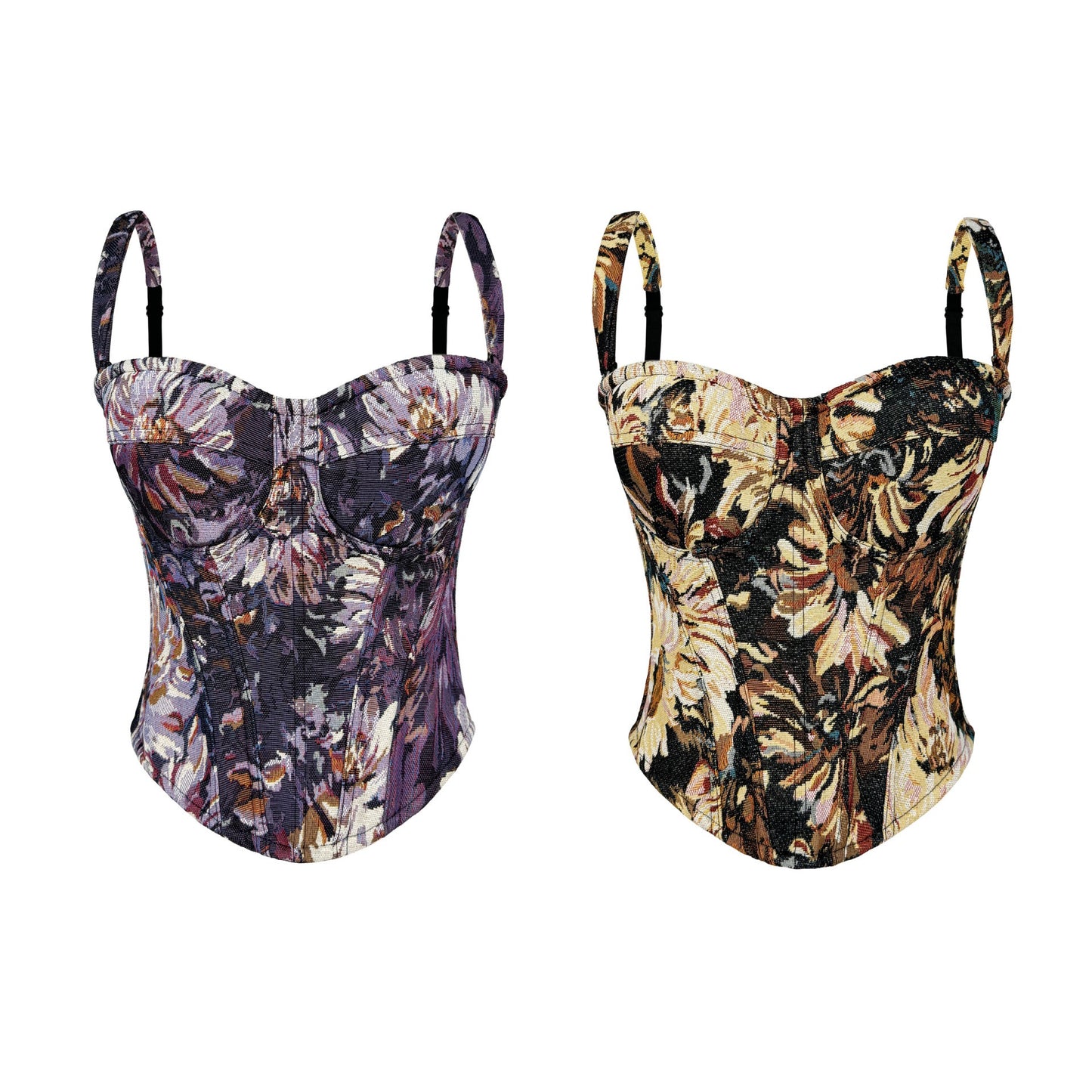 VE007 Elegant Retro Palace-Style Tube Top with Chest Pads