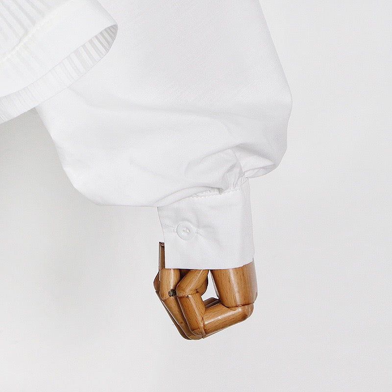 TP014 Spring Ruffle Belted Top - Elegance Redefined