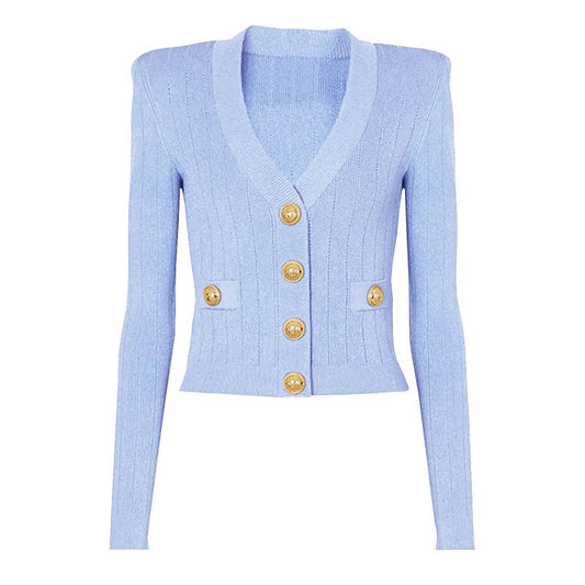 JK031 Classic Knit Cardigan ¨C Soft, Versatile Layering Piece