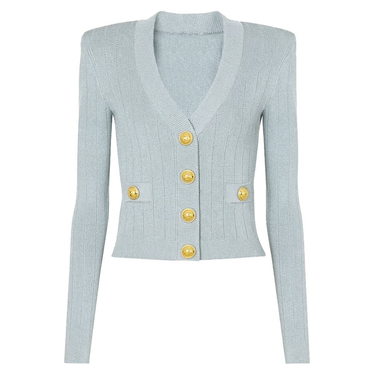 JK031 Classic Knit Cardigan ¨C Soft, Versatile Layering Piece