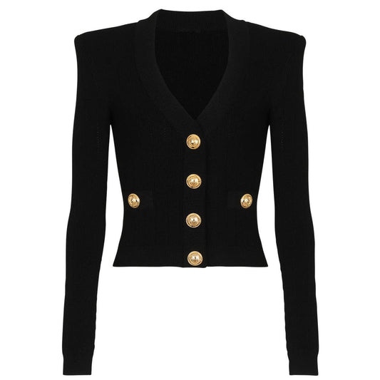 JK031 High Quality Versatile Knitted Sweater Cardigan Top