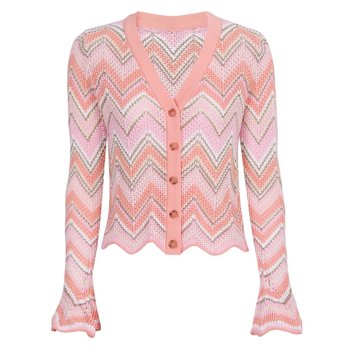 SET62 Zigzag Knit Trio: Slim Jacket, Dress & Sleeveless Top