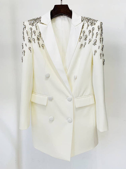 DR0147 Gorgeous Beaded Diamond Jacket
