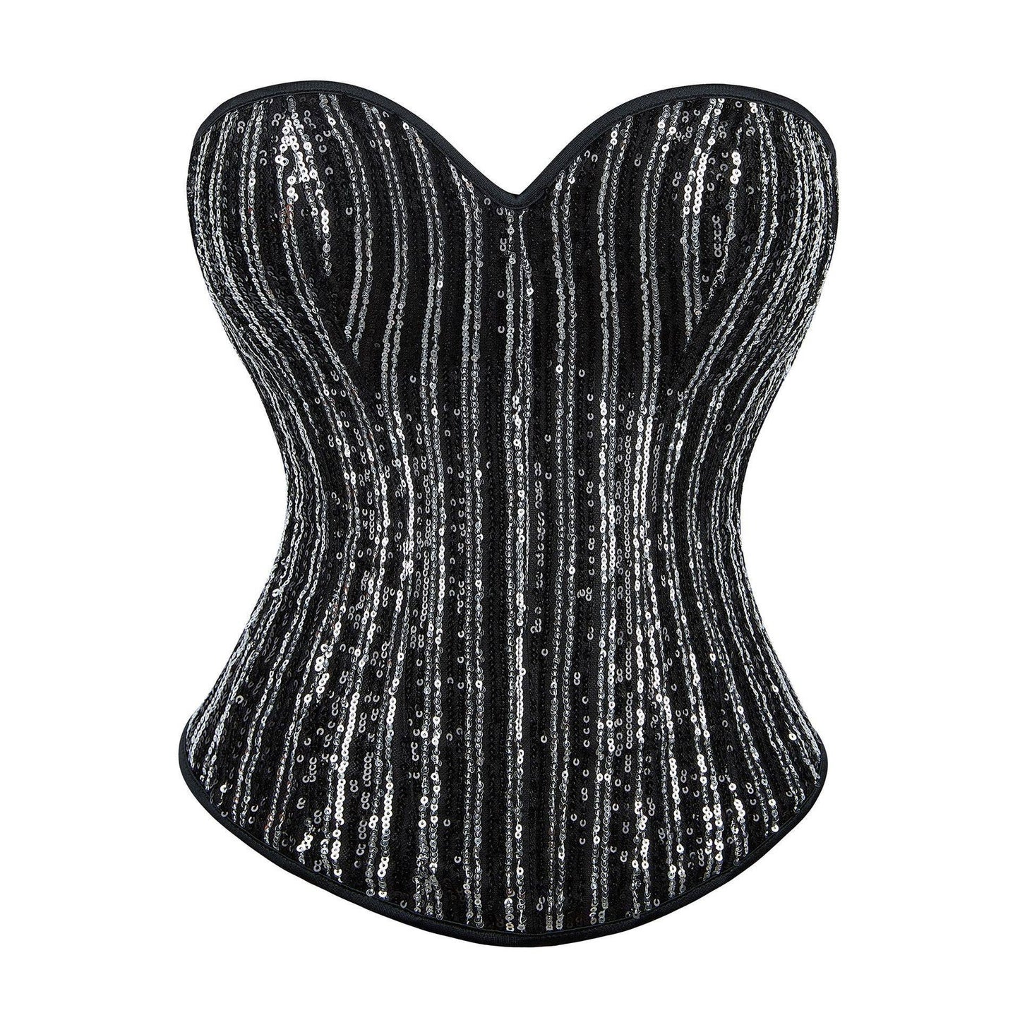 VE13 Sequin Corset Top for Glamorous