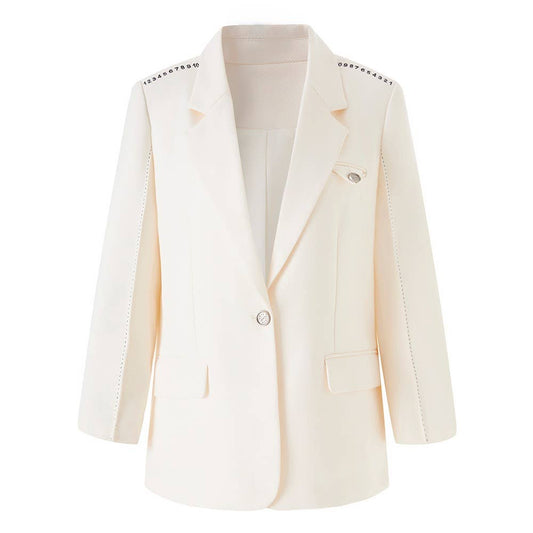 BL37Y Autumn Split-Sleeve Tailored Blazer Coat for Women